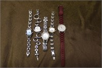 Wenger Watch/ 4 Fossill Watches (all run)