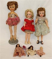 Group of 5 Vintage Dolls; Revlon Doll by Ideal