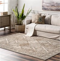 Traditional Tiled Area Rug,  8' x 10'