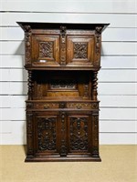 Early French Carved Cupboard