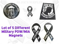 5 New Military POW MIA Vietnam Magnets E4