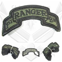 10 New Military Army 1st Ranger Bn Patches