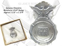 Vintage USAF Air Force Obsolete Police SP Badge