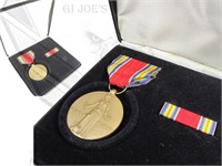 Military WW II FS Victory Medal Ribbon Box 2A1