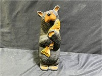 Big Sky Carvers Hand Carved Tall Bear with Fish