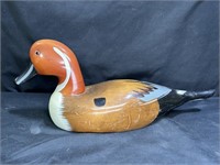 VTG Carved Painted Wooden Duck Decoy