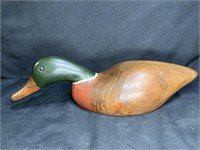 Wooden Mallard Duck Decoy