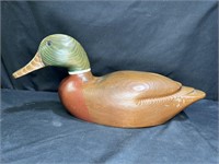 VTG Carved & Painted Mallard Duck Decoy