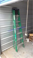 Louisville 7’ fiberglass step ladder