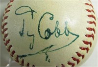 Ruth Cobb Wagner Autographed Baseball AAU