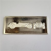 $220 Silver 20.54G Vintage Car  Bar