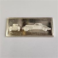 $220 Silver 20.54G Vintage Car  Bar