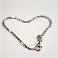 $20 Silver Pandora Style 7" Bracelet