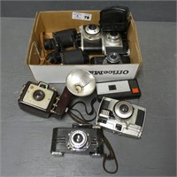 Lot of Various Cameras, Argus, Meteor, Kodak