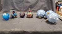 Ornaments, Paperweights and Glass Egg