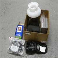 Nikon Camera, Mixer, Lamp - Box Lot