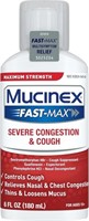 Mucinex Congestion and Cough Liquid  Fast-Max Seve