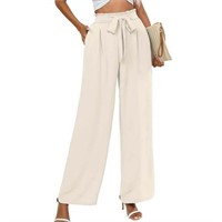 $40  Chiclily Women Wide Leg Pants with Pockets Hi
