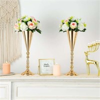 Nuptio Gold Vase Centerpiece for Table Decoration