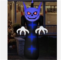 7ft Halloween Ghost Inflatable with LED Lights for