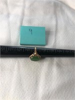 14Kt Gold Jade ring #9
