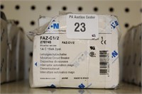 (5x bid) Eaton FAZ-C1/2 Circuit Breakers