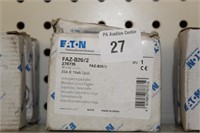 (2x bid) Eaton FAZ-B20/2 Circuit Breakers