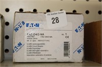 (2x bid) Eaton FAZ-D4/2-NA Circuit Breakers