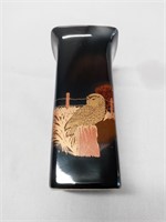 Otagiri Golden Owl Vase