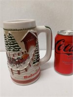 Vintage Budweiser Holiday Stein
