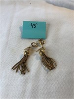 Vintage clip on earrings #45