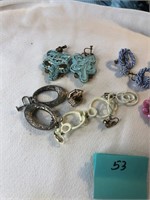 Mixed lot of clip on earrings #53