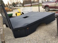 Heavy duty shop built flatbed for a Chevy 1 ton