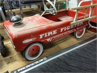 AMF Engine No. 505 Fire Fighter steel pedal car.