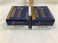 (2) Boxes of 500 S&W MAG Bullets, 40 Total, NO