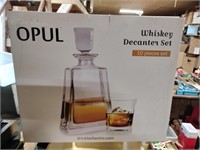 Opul whiskey decanter set (unopened)