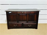 18th Century French Oak Mule Chest