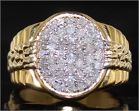 Men's Rolex Style 1.00 ct Diamond Ring