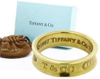 18k Gold Tiffany & Co. 1837 Band Ring
