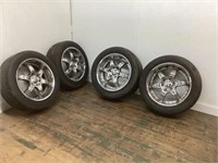 SET OF 4 TIRES AND RIMS