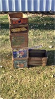 Wood boxes / crates