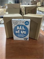 (2) Box of 4. ALL OF US Family Trivia card game.