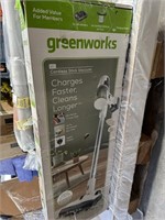 Greenworks cordless stick vacuum (in box