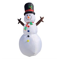 CHRISTMAS INFLATABLE SNOWMAN WITH LIGHTS