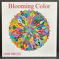 NEW BGRAAMIENS 1000 PIECE BLOOMING COLOR PUZZLE
