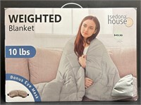 NEW SEDONA HOUSE 10LBS WEIGHTED GRAY BLANKET