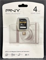 NEW PNY 4GB SDHC CARD