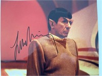 Star Trek Leonard Nimoy signed photo.