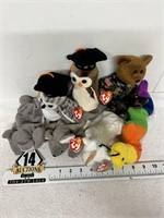 7 Pc Lot of TY Beanie Babies