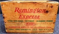 Remington Ammunition / Ammo Wooden Crate / Box